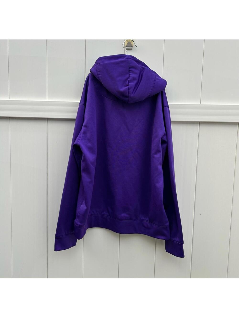 Los Angeles Lakers Hoodie Purple NBA Basketball Nike DRI-FIT | Kids Large 14-16 - Picture 6 of 12